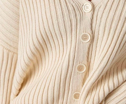 Oversize Knit Cardigan and Pants Set